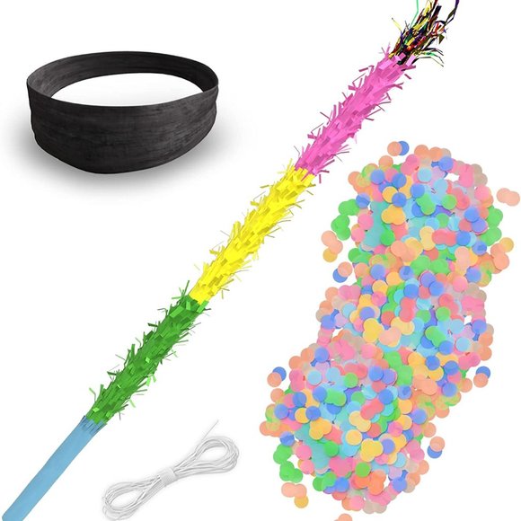 Mermaid Pinata Kit w/Pinata Stick, Confetti, String - Picture 2 of 2